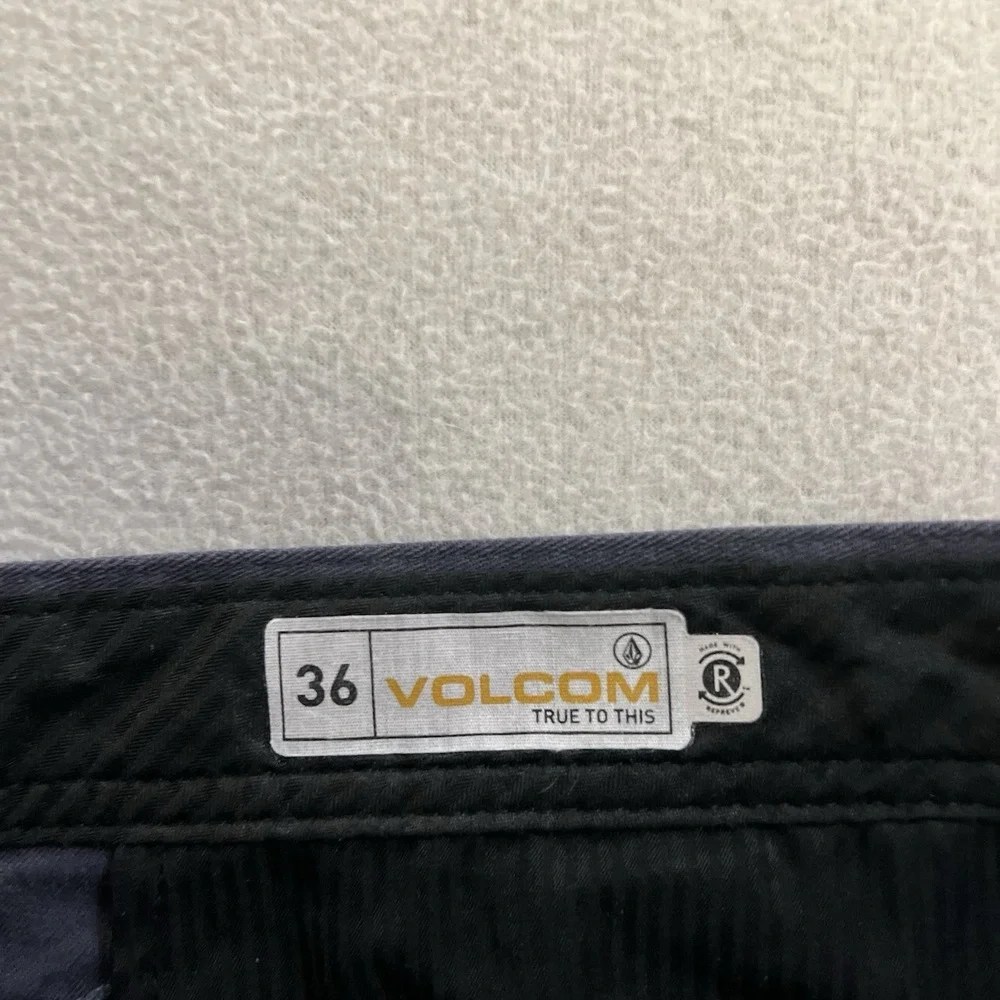 Volcom Chino Pants Men's Size 36x 30 (Fits 38x29) Blue Skater Workwear FADED